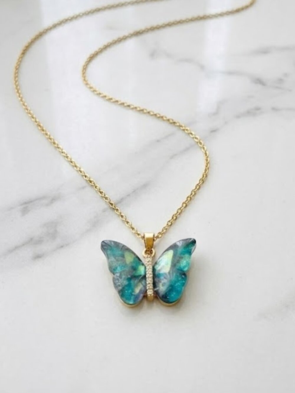 Ladies Butterfly Necklace